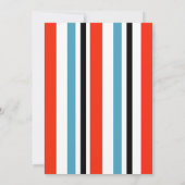 Billet d'anniversaire de la carte d'embarquement  (Dos)