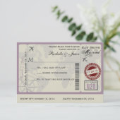 Billet d'avion Réponse Mariage (Debout devant)
