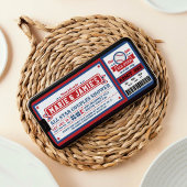 Billet de baseball Pass Couples Douche Invitation