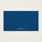 Billet de boisson Mariage de la Marine Coeur migno (Dos)