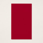 Billet de boisson Mariage rouge de flocon de neige (Dos)