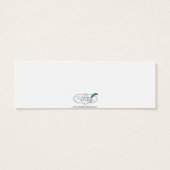 Billet de boisson moderne Silver et Buttercup Flow (Dos)