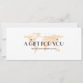 Billet de carte d'embarquement modifiable Corée du (Dos)