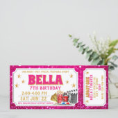 Billet de cinéma Anniversaire Invitation Parties s (Debout devant)