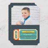 Billet de cinéma Invitation photo (Devant / Derrière)