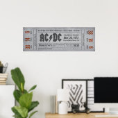 Billet de concert AC/DC – Impression d'art mural v (Bureau à domicile)