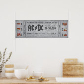 Billet de concert AC/DC – Impression d'art mural v (Cuisine)