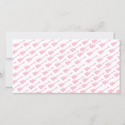 BILLET DE CONCERT POUR LES FILLES ROCK INVITATION (Dos)