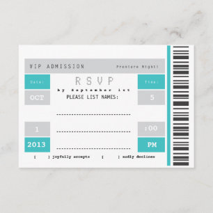 Billet de concert RSVP