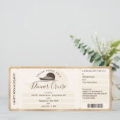 Billet de Coupon de Surprise Carte d'Embarquement (Debout devant)