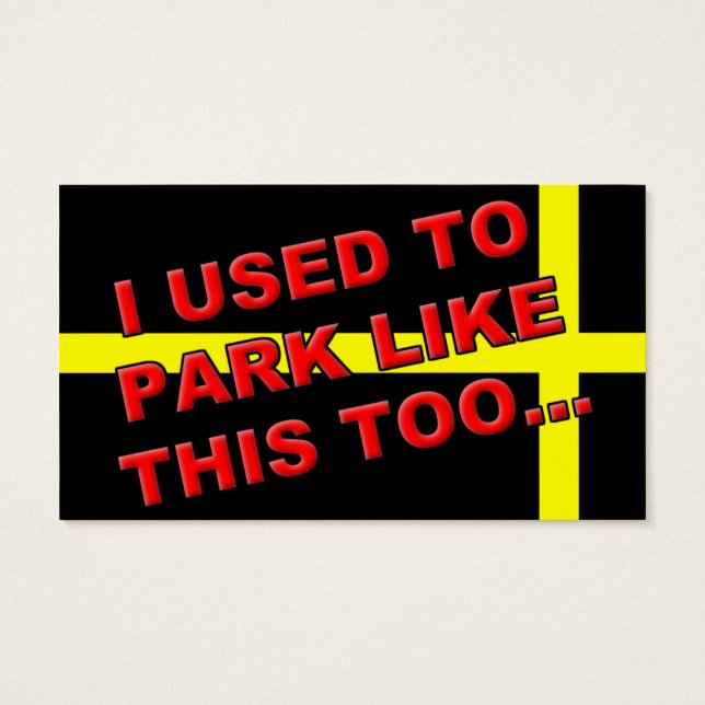 Billet de faux stationnement Drôle Violation amusa (Dos)