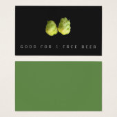 Billet de la brasserie Hops Beer (Devant & derrière)