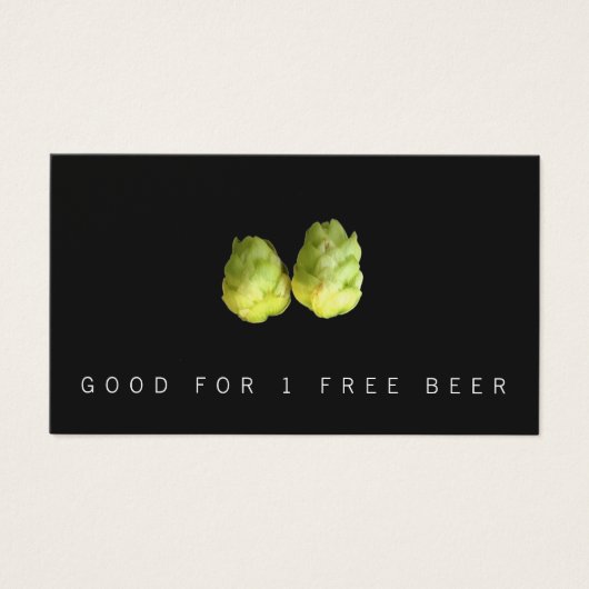 Billet de la brasserie Hops Beer (Devant)