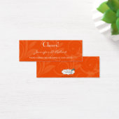 Billet de Mariage graphique Rose orange (Bureau)