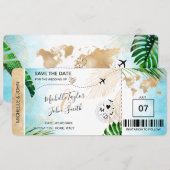 Billet de Sauvegarder la Date Carte du Monde Bille (Devant / Derrière)