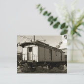 Billet de train et carte postale ferroviaire (Debout devant)