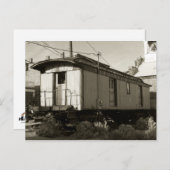 Billet de train et carte postale ferroviaire (Devant / Derrière)