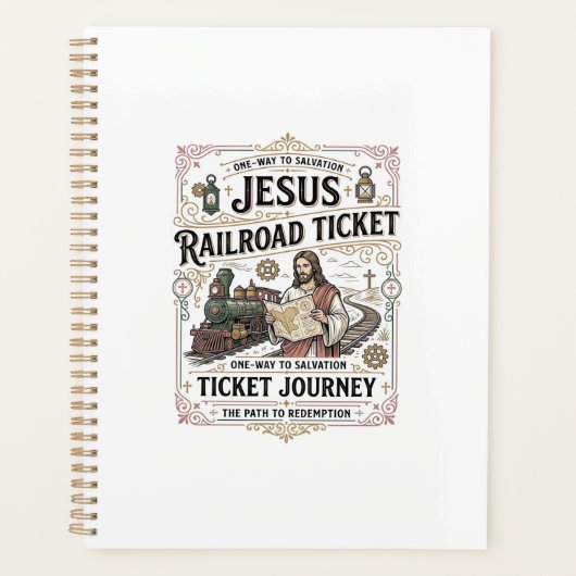 Billet de train Jésus Voyage Billet de train Jésus (Devant)
