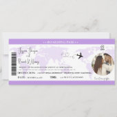 Billet d'embarquement Lavendar Faire-part de maria (Devant)