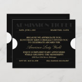 Billet d'entrée 4.25x5.5 Invitations (Devant / Derrière)