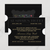 Billet d'entrée 4.25x5.5 Invitations (Devant / Derrière)
