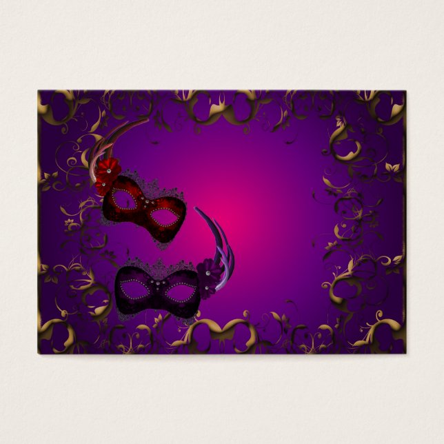 Billet d'entrée Gold Purple Masquerade Party (Devant)