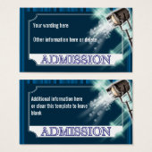 Billet d'entrée mariage d'Hollywood PERSONNALISER (Devant & derrière)