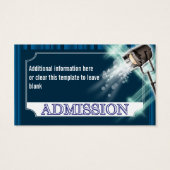 Billet d'entrée mariage d'Hollywood PERSONNALISER (Dos)