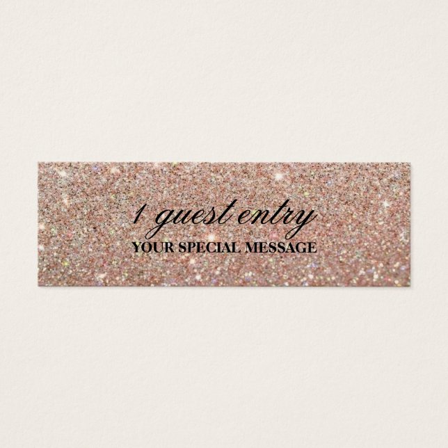 Billet d'entrée - Rose Gold Fab (Devant)