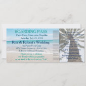 Billet-Destination de carte d'embarquement de (Devant)