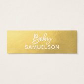 Billet DIAPER RAFFLE Baby shower or rose FAUX (Dos)