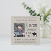 Billet Invitation de licence photo :Brun roux (Debout devant)