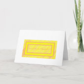 Billet Jaune et Pêche, nos invitations de mariage (Dos)