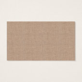 Billet Mariage à boire Burlap & Lace (Dos)