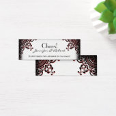 Billet Mariage de boisson Black and Red Gothic Scr (Bureau)