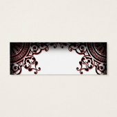 Billet Mariage de boisson Black and Red Gothic Scr (Dos)