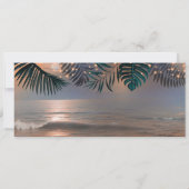 Billet Mariage de la carte d'embarquement Tropical (Dos)