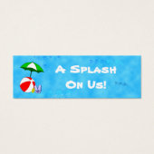 Billet personnalisé pour boisson lors d'une soirée (Devant)