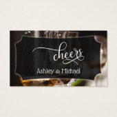 Billet photo bar, Mariage de script et billets d'é (Dos)