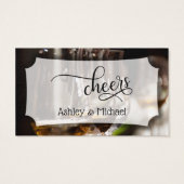 Billet photo bar, Mariage de script et billets d'é (Dos)