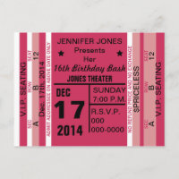 Billet Pour Amuser Invitation Carte Postale