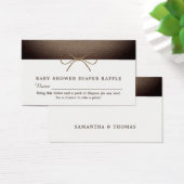 Billet Rustique Burlap Bow, Déchets Raffle (Bureau)