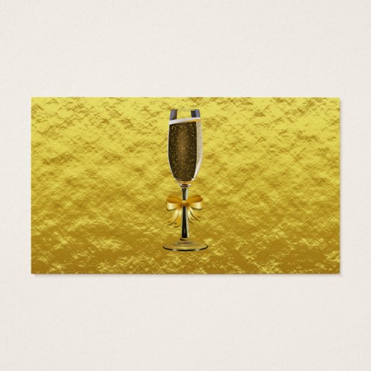 Billet simple or Monogramme Mariage boisson gratui (Dos)