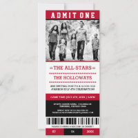 Billet sport 4 juillet Invitations
