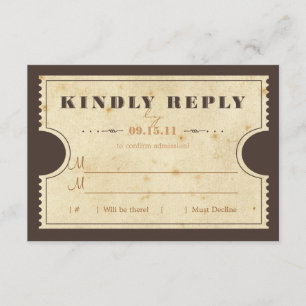 Billet vintage RSVP