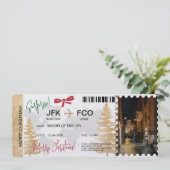 Billet voyage de voyage de la carte d'embarquement (Debout devant)