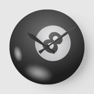 billetbal 8 ronde klok