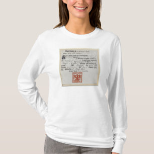 Billeting bon, 1759 t-shirt