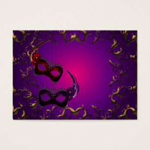 Billets d'admission à la soirée masquée Or Violet