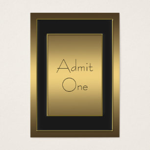 Billets d'admission en or Evénement Billets d'admi
